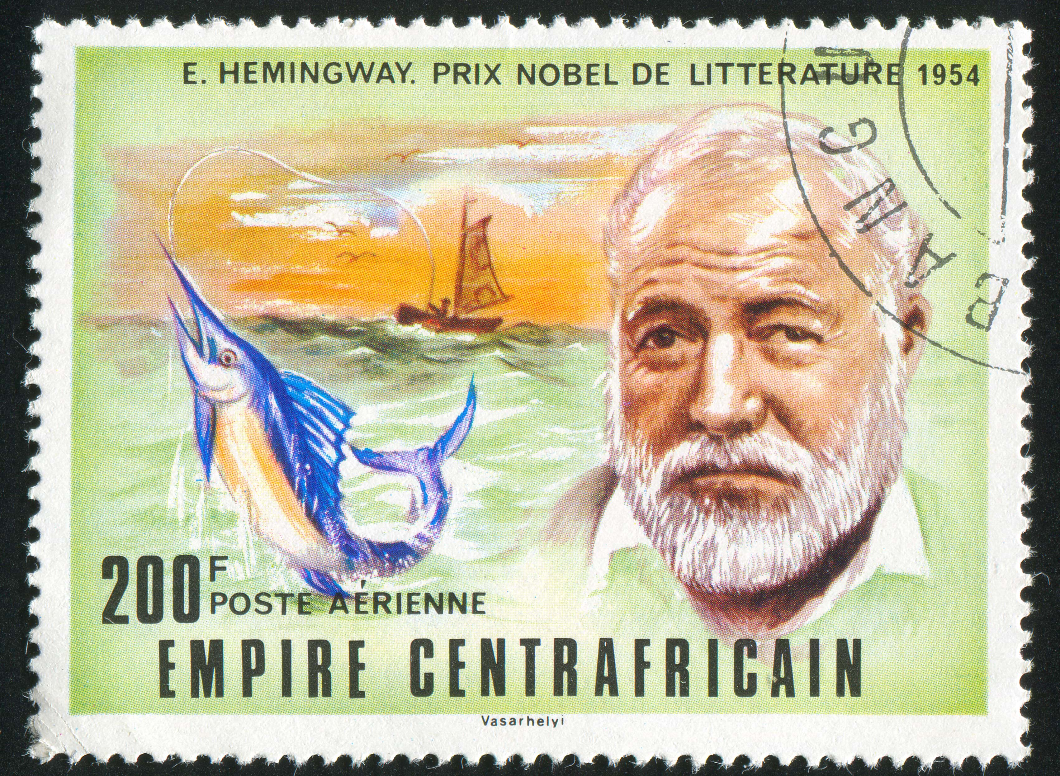 rnest Hemingway, avid outdoorsman and author of The Old Man and the Sea.